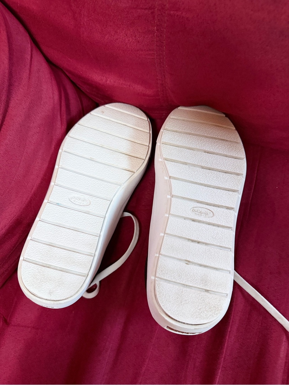 Dr. Scholl's Black and White Platform Lace-Up Sneakers - Picture 6 of 7